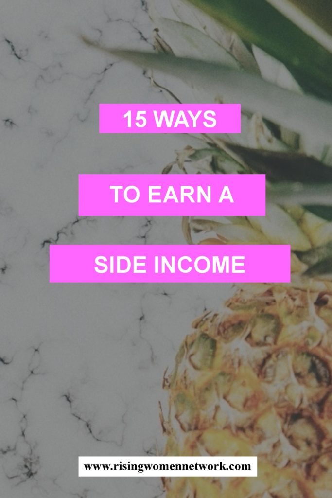 Establishing sources of side income are important -- they makes those tough times easier and definitely relieve some stress.
