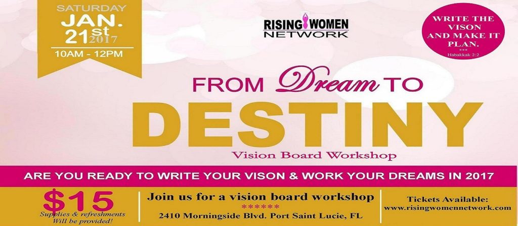 Please join me at From Dream To Destiny Vision Board Workshop, where you will use words and images to tap into your heart's truest desires.