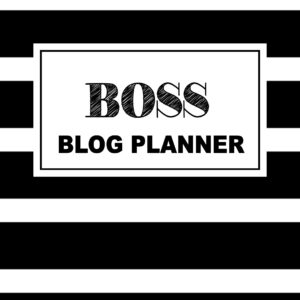 Are you a blogger, entrepreneur who creates? The Boss Blog Planner helps bloggers set specific goals and create an actionable plan to run a successful blog!