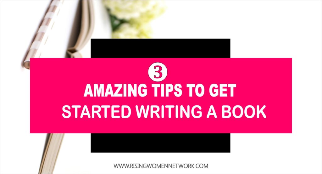 3 Amazing Tips To Get Started Writing A Book. check out this post were I my top tips that are essential if you are thinking about writing your own book!