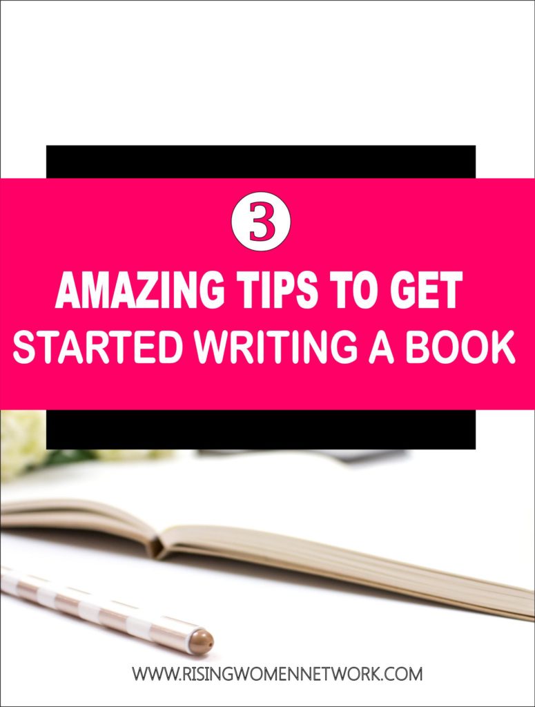 3 Amazing Tips To Get Started Writing A Book. check out this post were I my top tips that are essential if you are thinking about writing your own book!