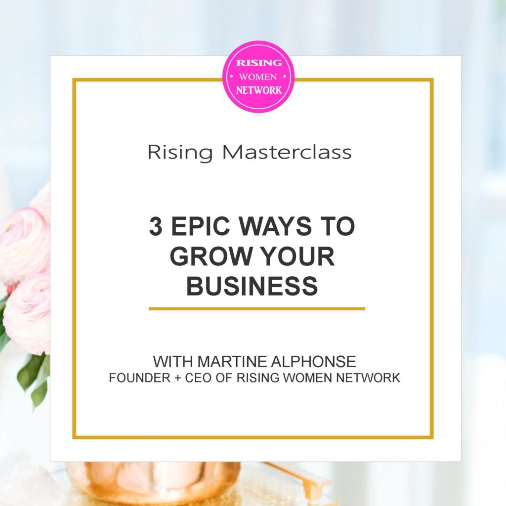 For growing my business, these are literally the 3 things that I myself have focused on that have allowed me to build a thriving online business.