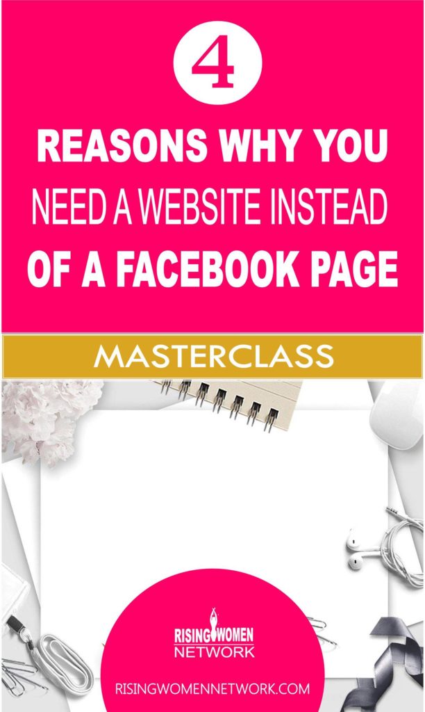In this episode I’ll give 4 important reasons why you need a website instead of simple a Facebook page for your business.